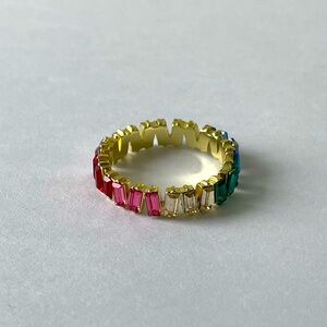Rainbow Gemstone Ring